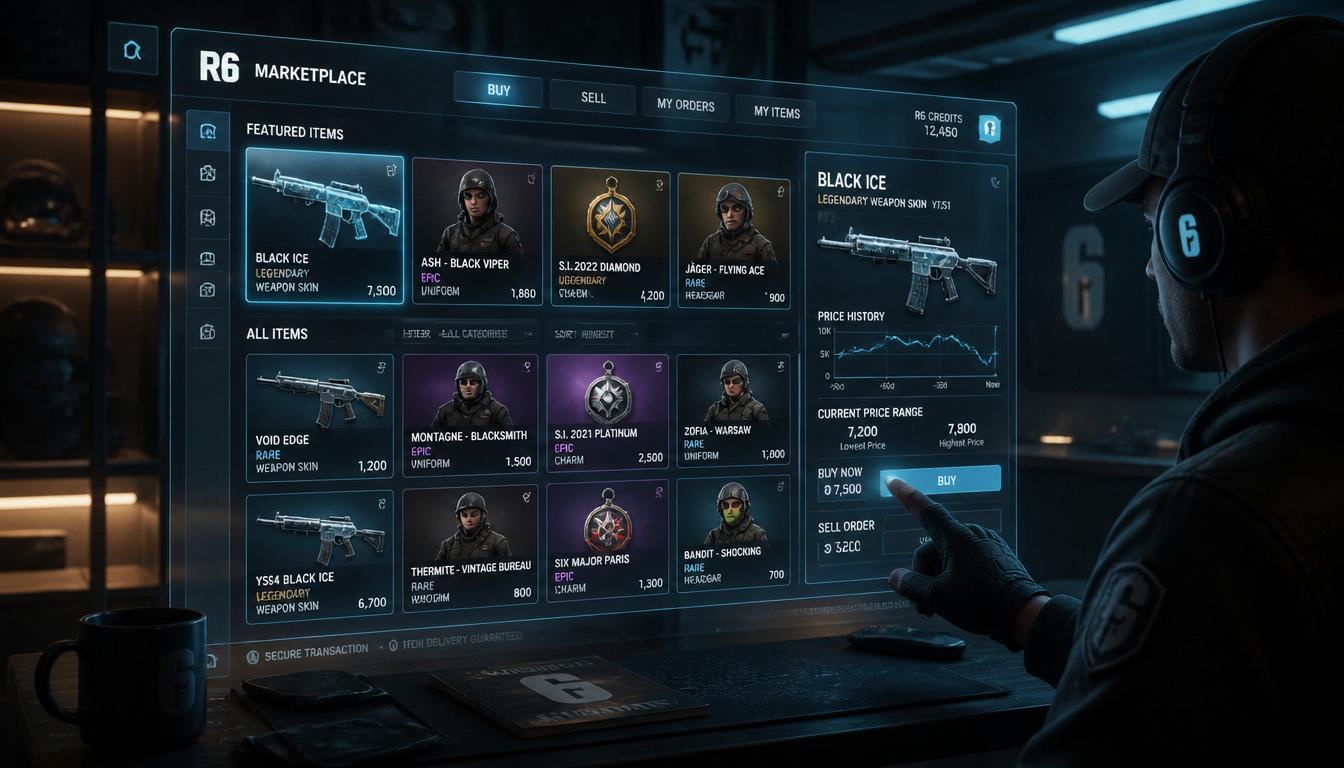 R6 Marketplace: The Complete Guide to Buying and Selling Skins